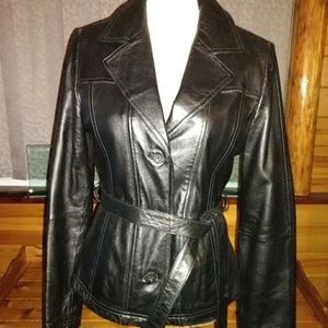 Women's leather jacket
